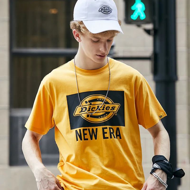 New Era X Dickies T Shirts Unisex Orange-3