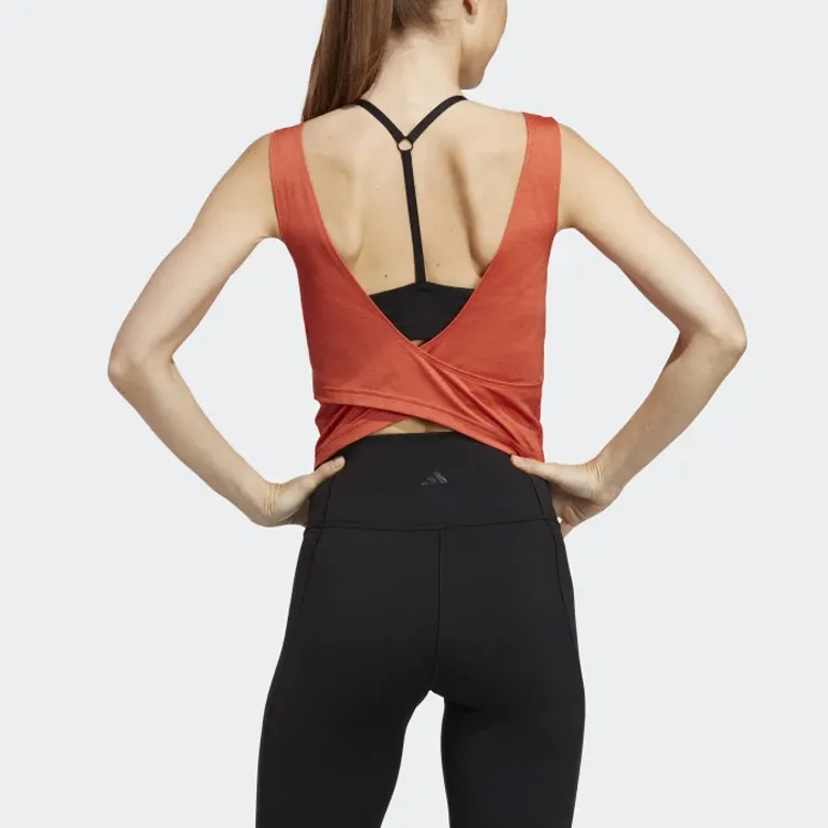 Adidas Tank Tops Women's Red-3