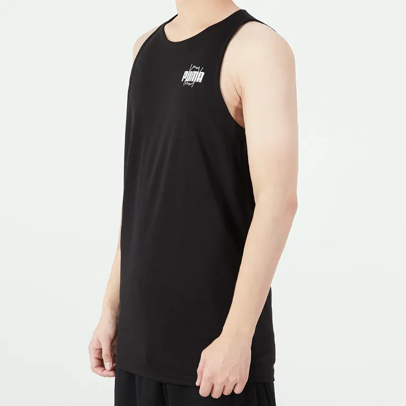 PUMA Tank Tops Men Black-4