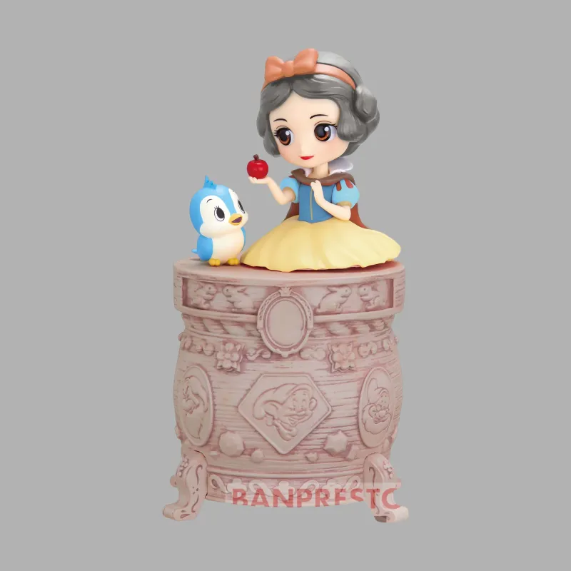 BANPRESTO Q Posket Disney Characters Story Snow White Color Variant Chibi Figures 9cm-2