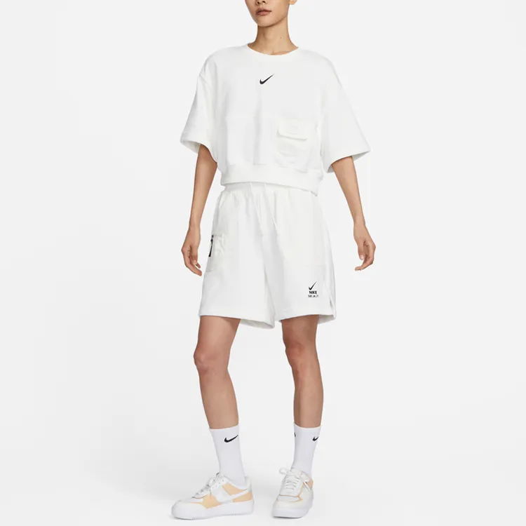 Nike Crop Tops Women's White-2