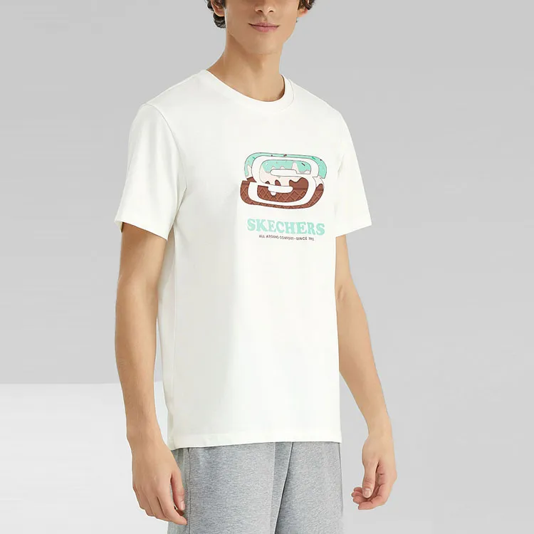 Skechers Ice Cream Series T Shirt Unisex Marshmallow White-2