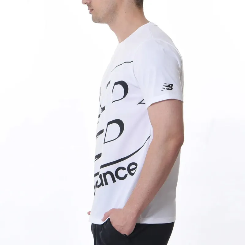 New Balance T Shirts Men White-4