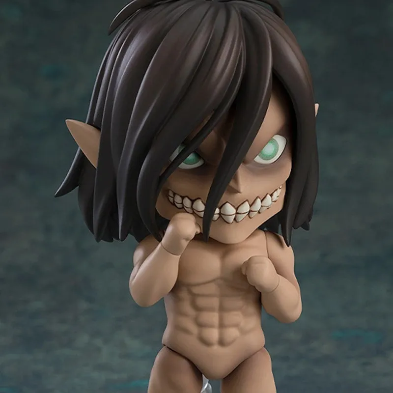 GSC Clay Figure No.2022 Attack On Titan Eren Yeager Giant Shape Chibi Figures 10cm-4