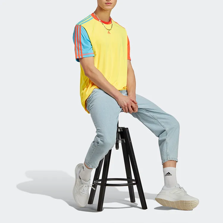 Adidas Sportswear Collection T Shirts Unisex Yellow-1