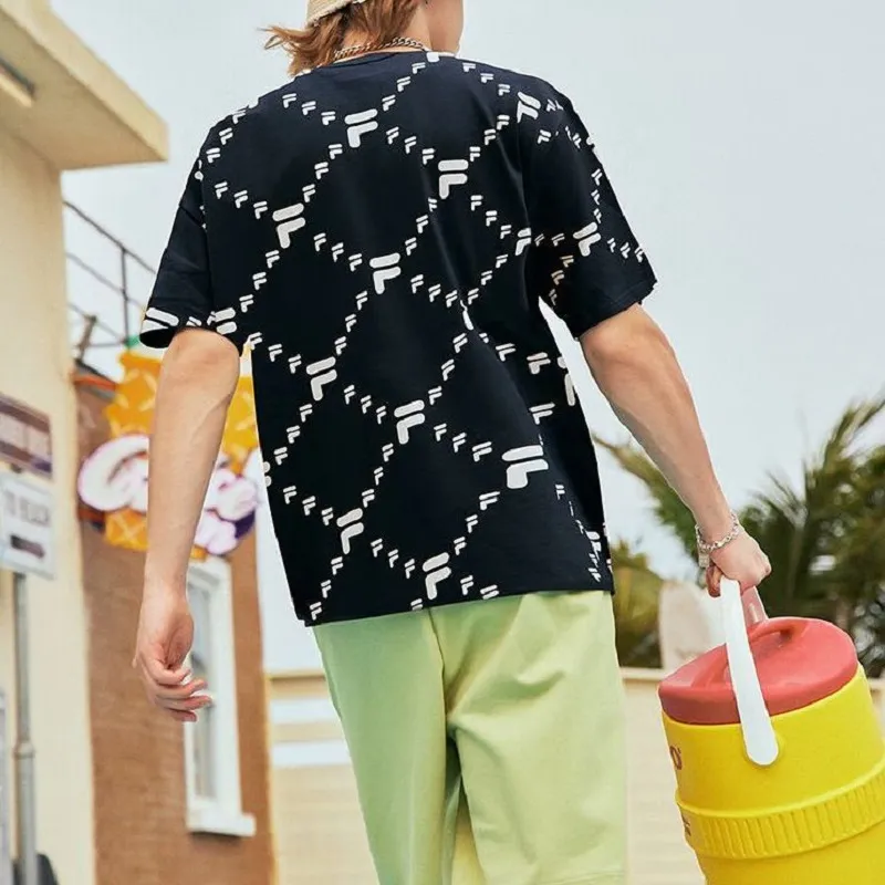 FILA FUSION T Shirt Unisex Black-2