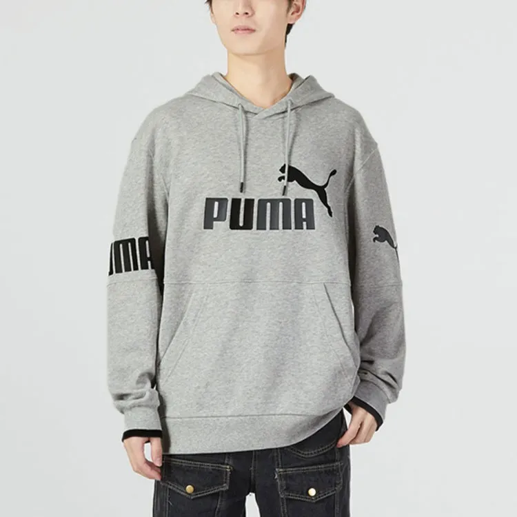 PUMA Sweatshirts Men Gray-2