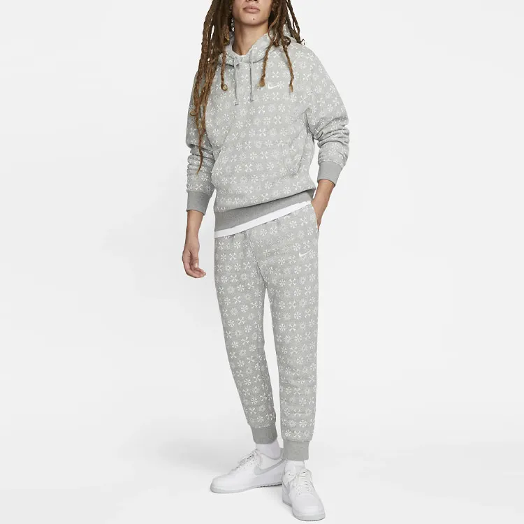 Nike Knitted Sweatpants Men Light Gray-2