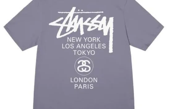 ★人気★【Stussy】★Stussy World Tour T-Shirt★Moss★ Stussy World Tour Tee Moss Green/MOSS L - POIZON