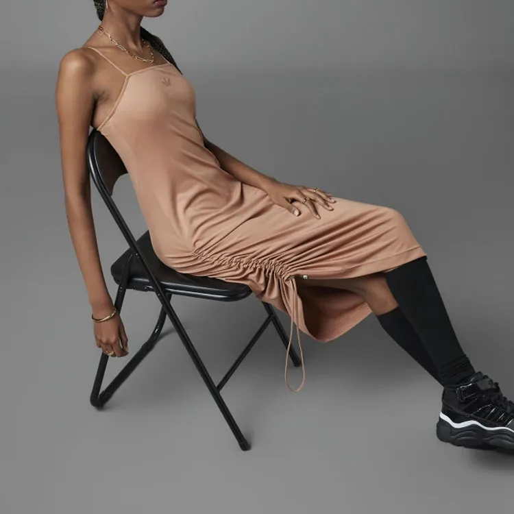 Adidas Originals Long-Sleeved Dresses Women's Light Orange-4