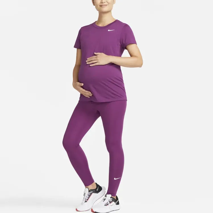 Nike T-Shirts Women's Dark Purple-2