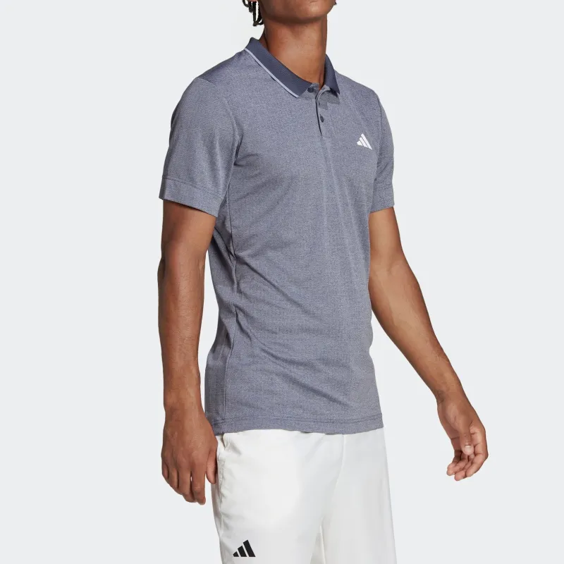 Adidas Polo Shirts Men Dark Navy Blue-3