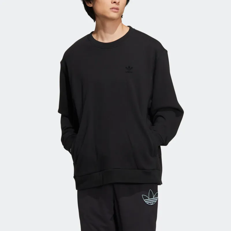 Adidas Originals Essential Sweatshirts Men Black-1