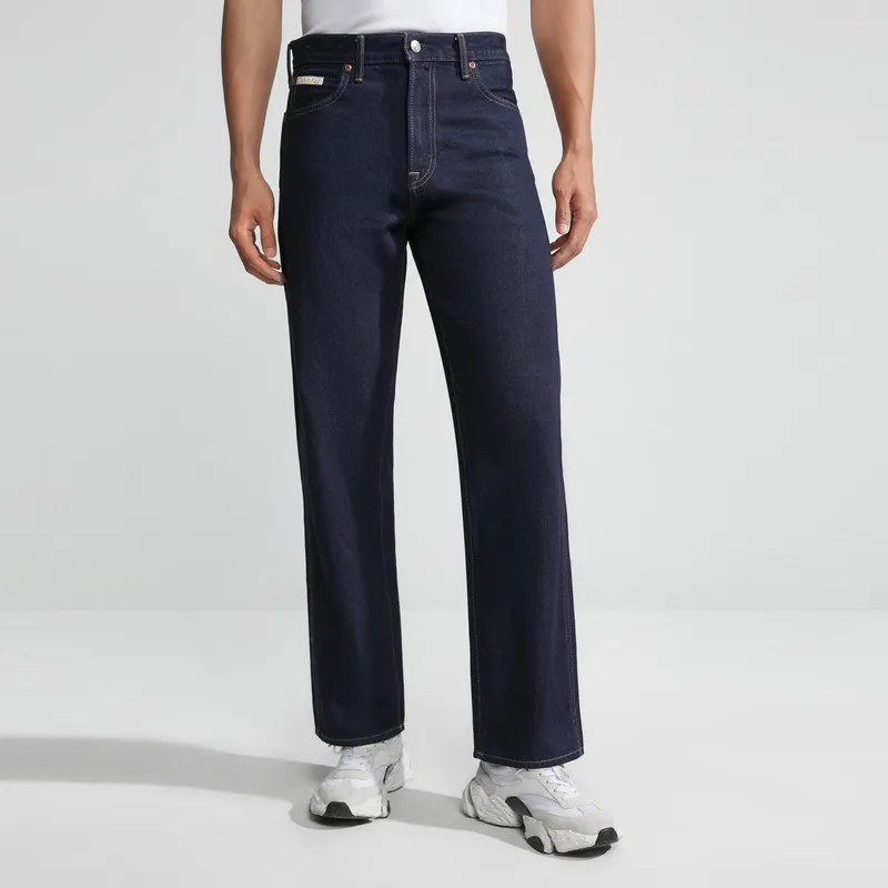 CALVIN KLEIN Simple Collection SS23 Jeans Unisex Denim Dark Blue-1