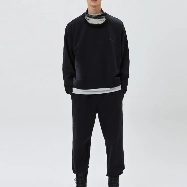 Attempt X GAP X ATTEMPT Knitted Sweatpants Unisex Black-1