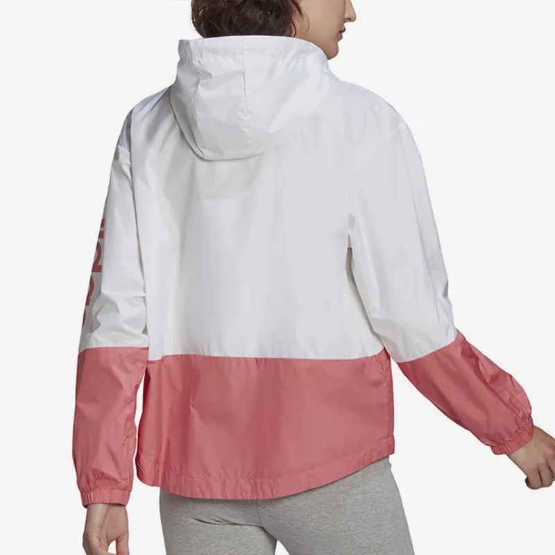 Adidas Jacket Women's White Pink Multicolor-3