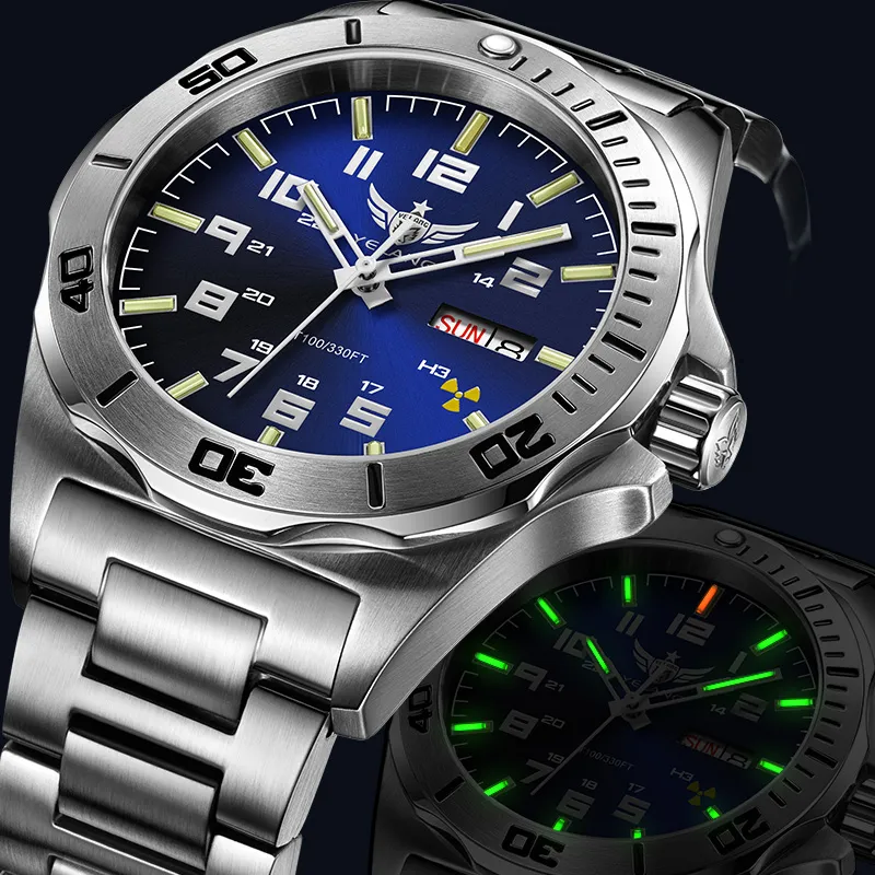 YELANG Automatic Mechanical Movement Watch Men's Watches Black Dial-26