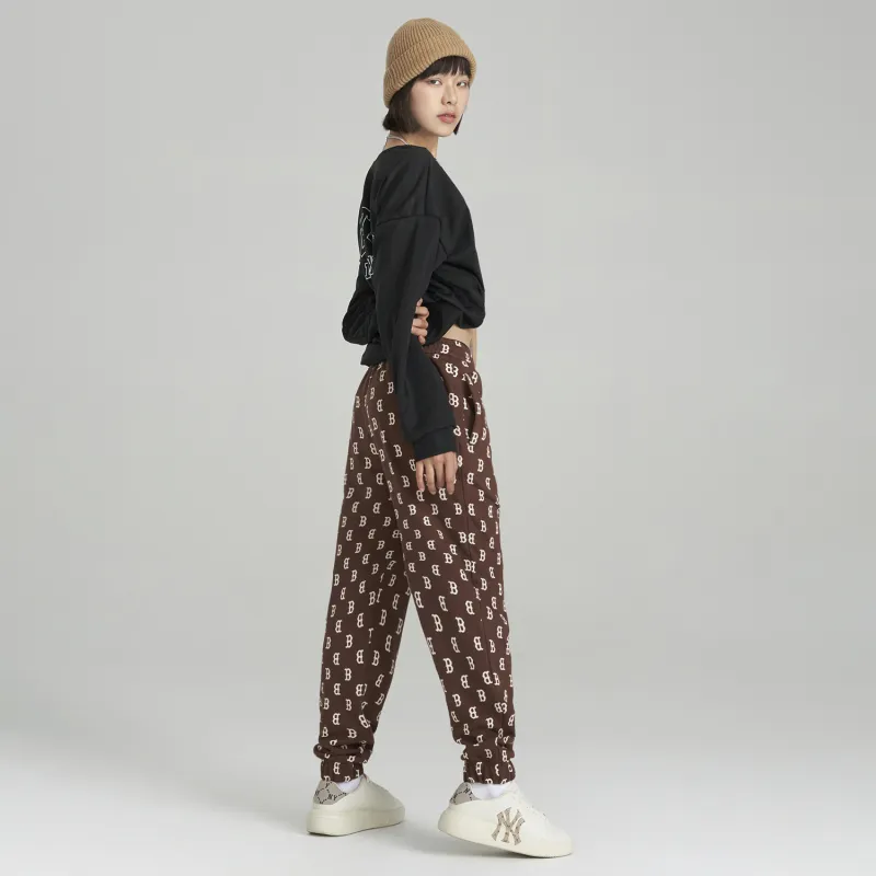 MLB FW22 Casual Pants Unisex Dark Brown-2