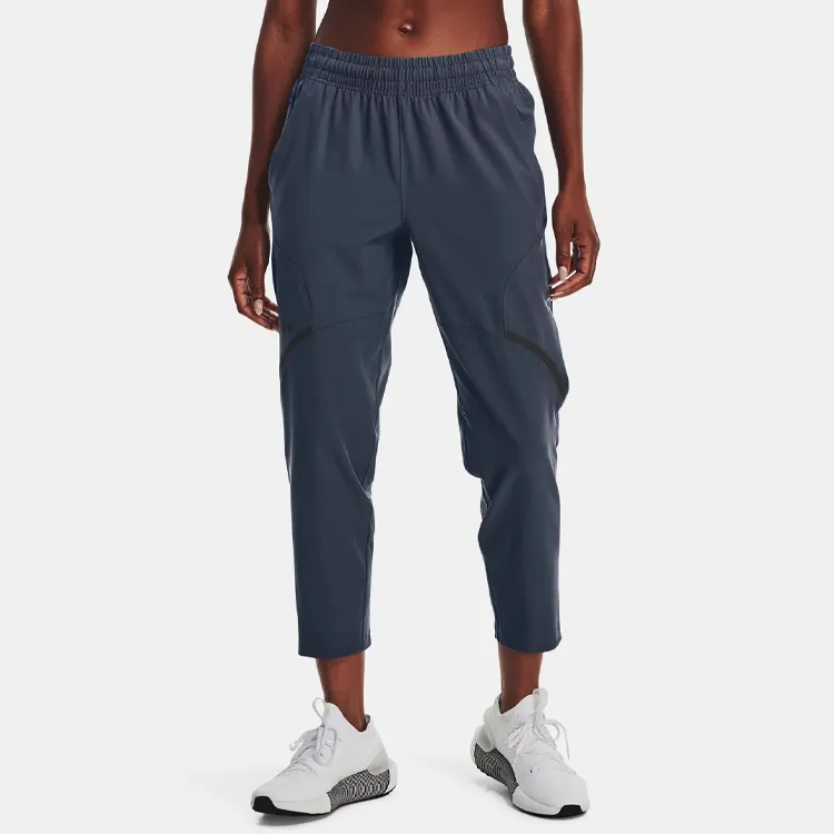 Under Armour Casual Pants Women's Downpour Gray-4