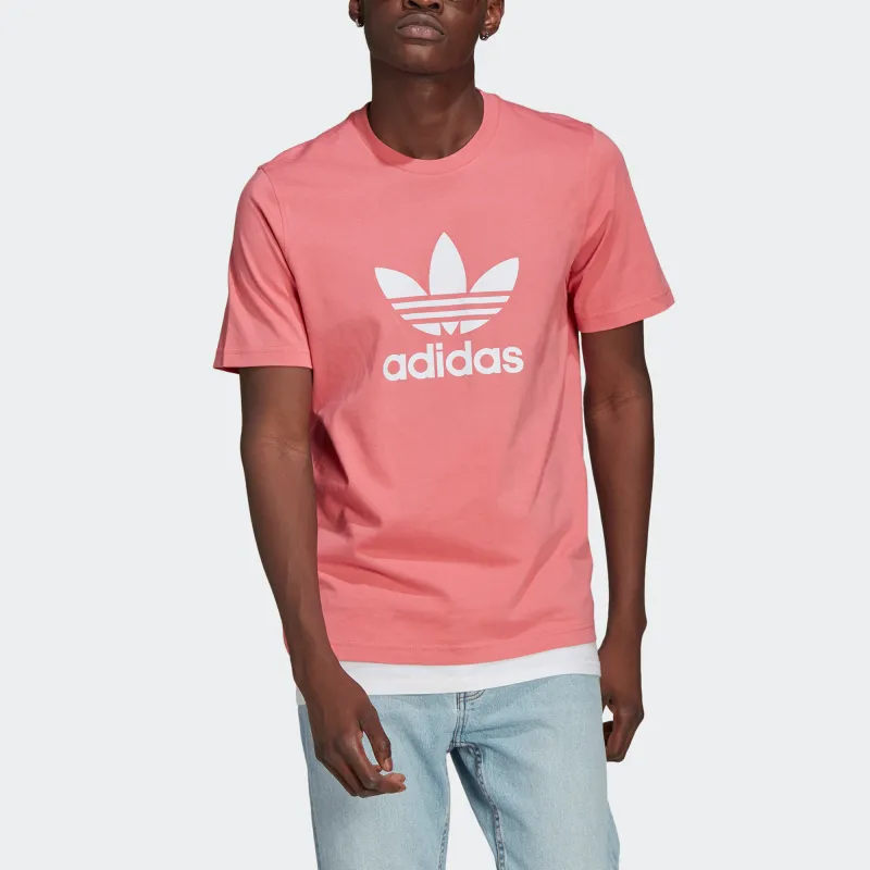 Adidas Originals T Shirt Men's Rose Red-2