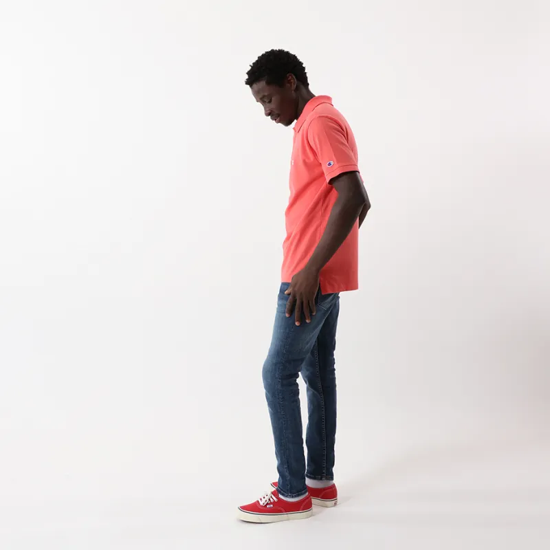 Champion Polo Shirts Unisex Pink-5