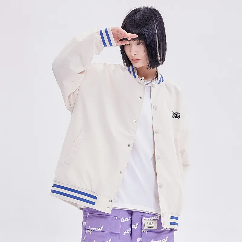 DUEPLAY Baseball Jacket Spring Fall Unisex-2