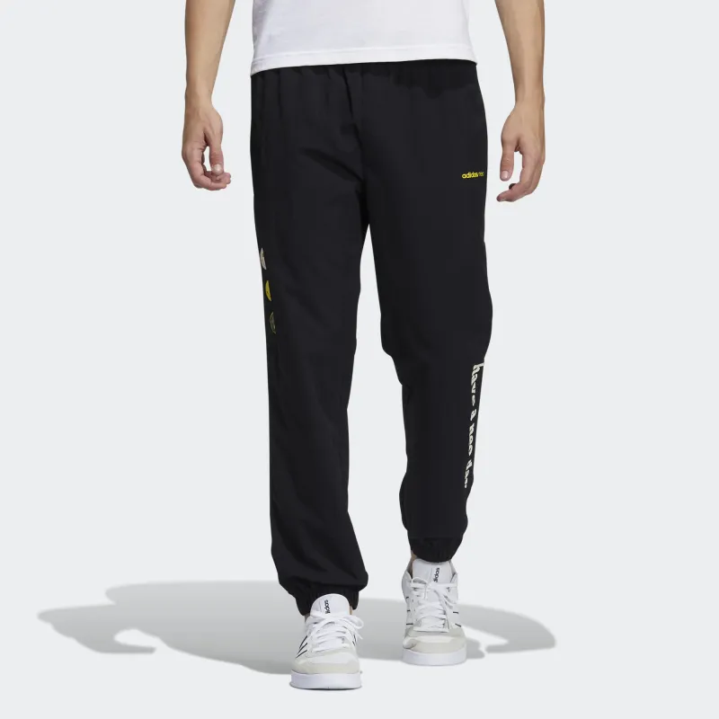 Adidas Neo x SMILEY Sports Pants Men's Black-1