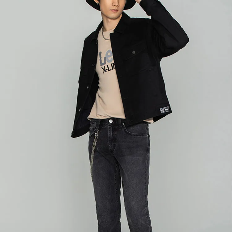 Lee Denim Jackets Men Black-2