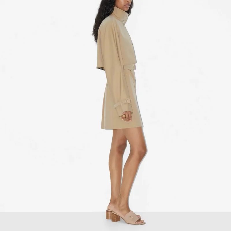 Burberry Trench Coats Women's Honey-4