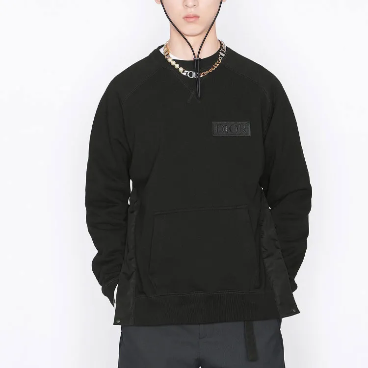 DIOR Dior Quarterly New Products Sweatshirt Men's Black-3