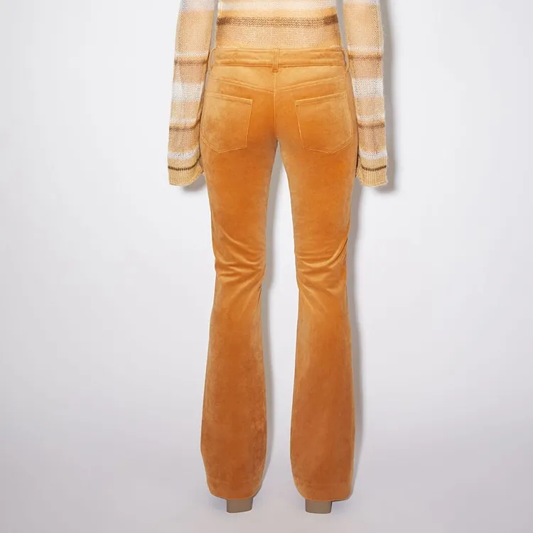 Acne Studios Casual Pants Women's Honey Yellow-2