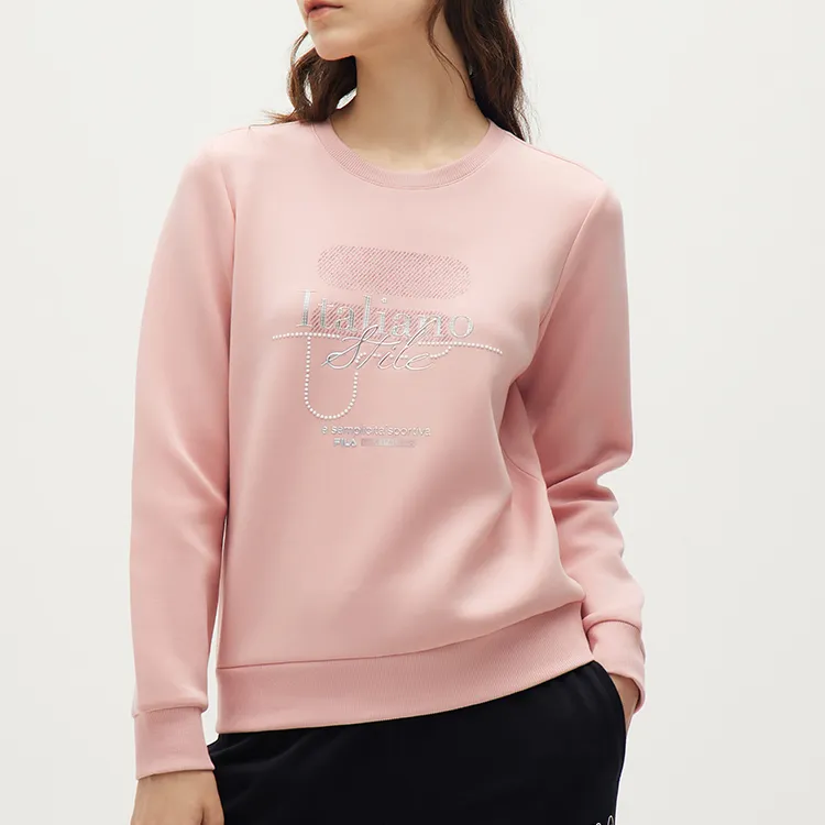 FILA Sweatshirts Women's Delicate Pink-4