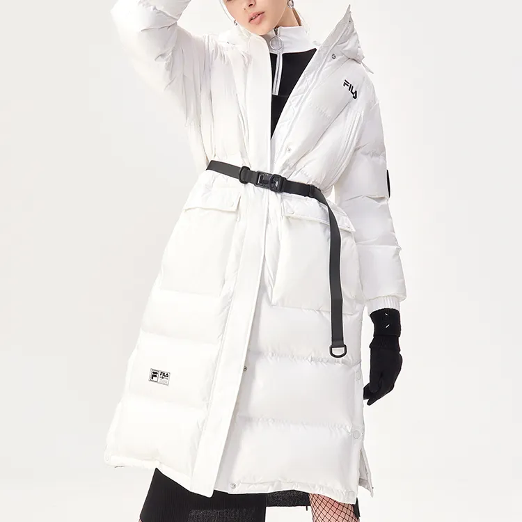 FILA FUSION Down Jacket Winter Women's Standard White-5
