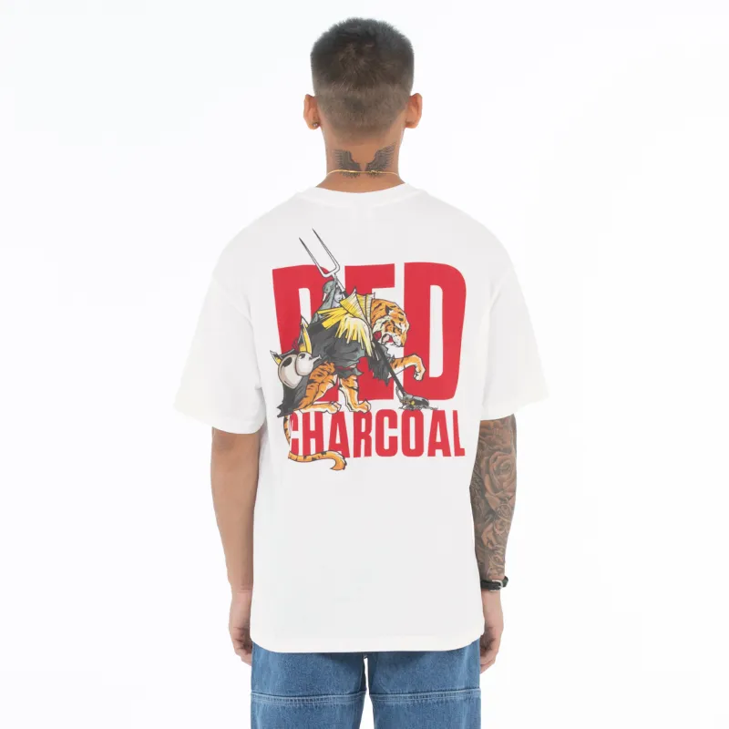 REDCHARCOAL T-Shirt Unisex White-3