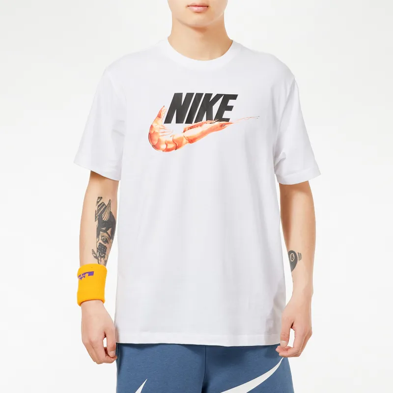 Nike T Shirts Men White-2