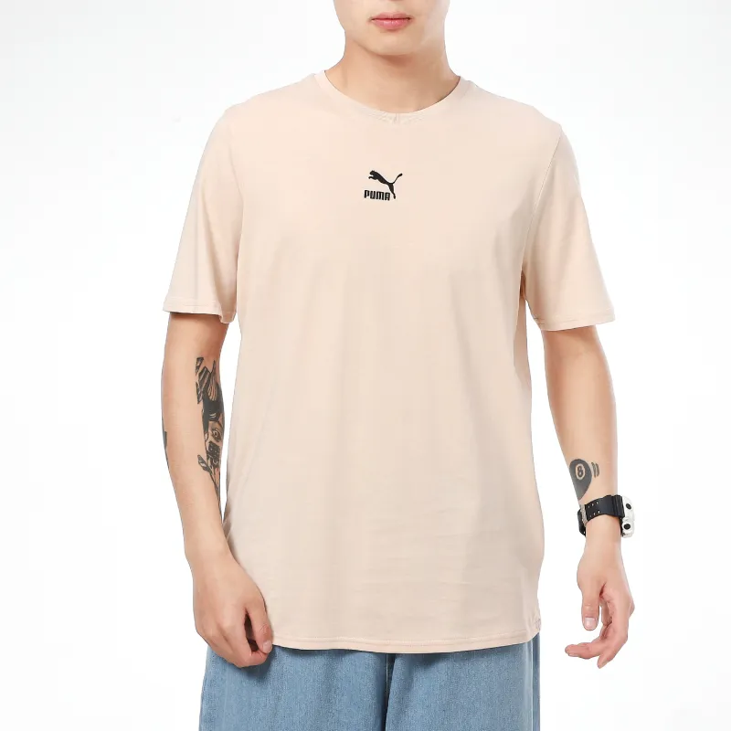 PUMA T Shirts Men Flesh Pink-2