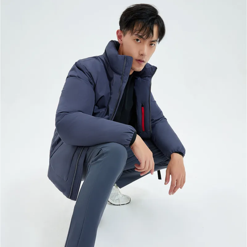 SPYDER Solid Color Stand Collar Down Jacket Men's-9