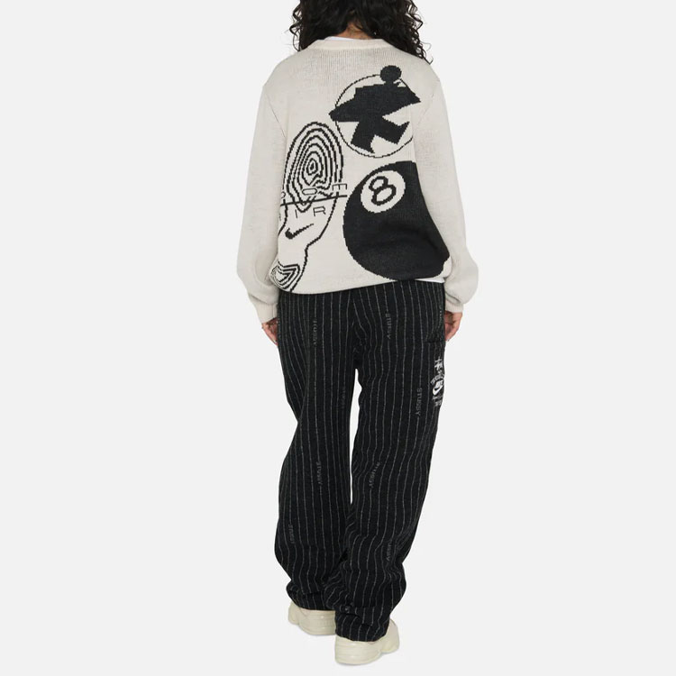 トップス Stussy x Nike Icon Knit Sweater \"Natural Nike x Stussy Knit Sweater Natural Men's - SS23 - US