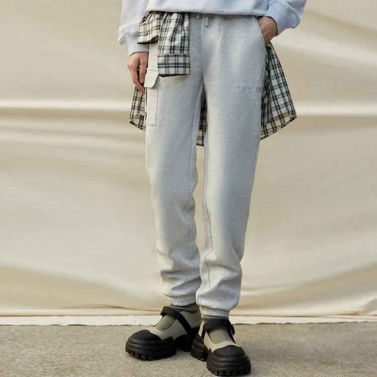 Teenie Weenie T.W.SS23 Outdoor Series Knitted Sweatpants Women's Medium Gray-4