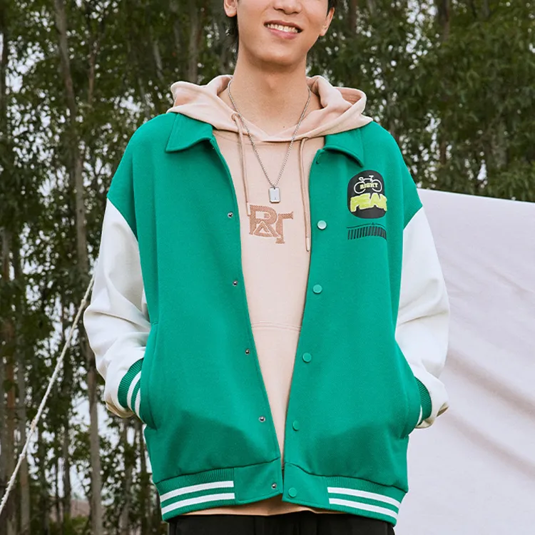 PEAK Jackets Men Brazil Green-2