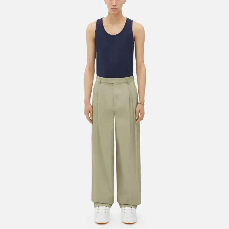 Bottega Veneta Casual Pants Men's Stone Gray-1