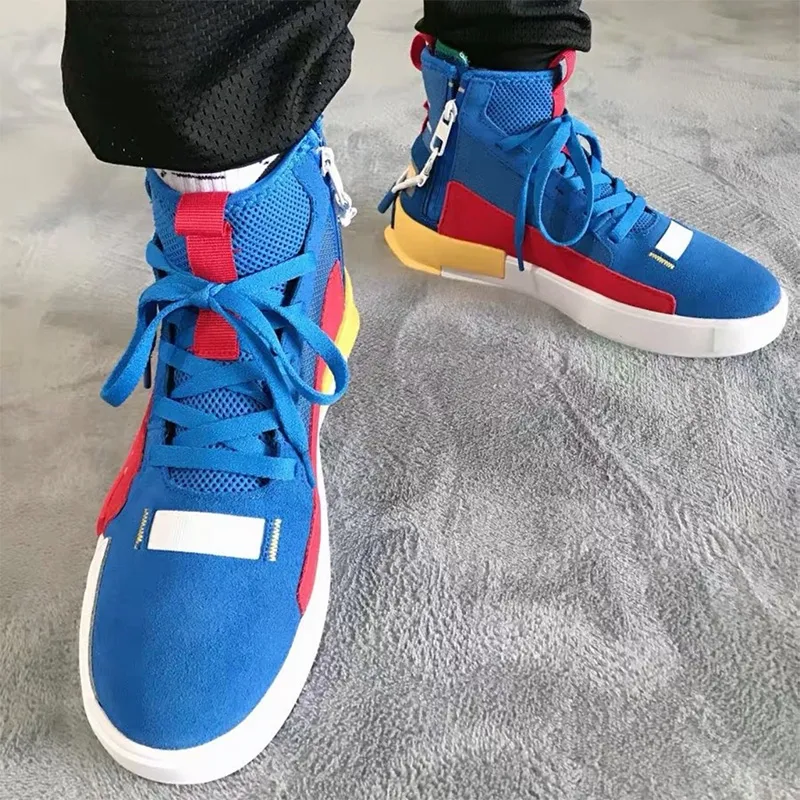 361 Degrees X Cross Fire 'Blue Orange White'-5