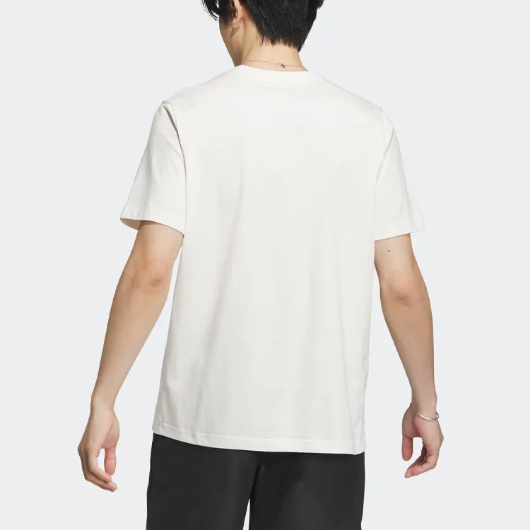 Adidas T Shirt Men's Pink White-2