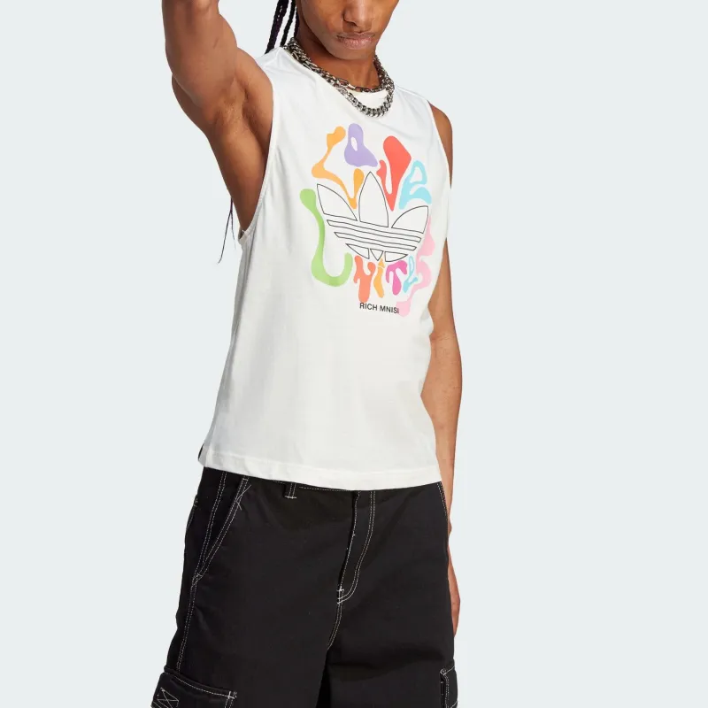 Adidas Originals Adidas Originals X Rich Mnisi Sleeveless Sports Shirts Women's Jade White-1