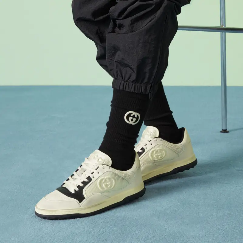GUCCI Interlocking G Stretched Ankle Socks-2