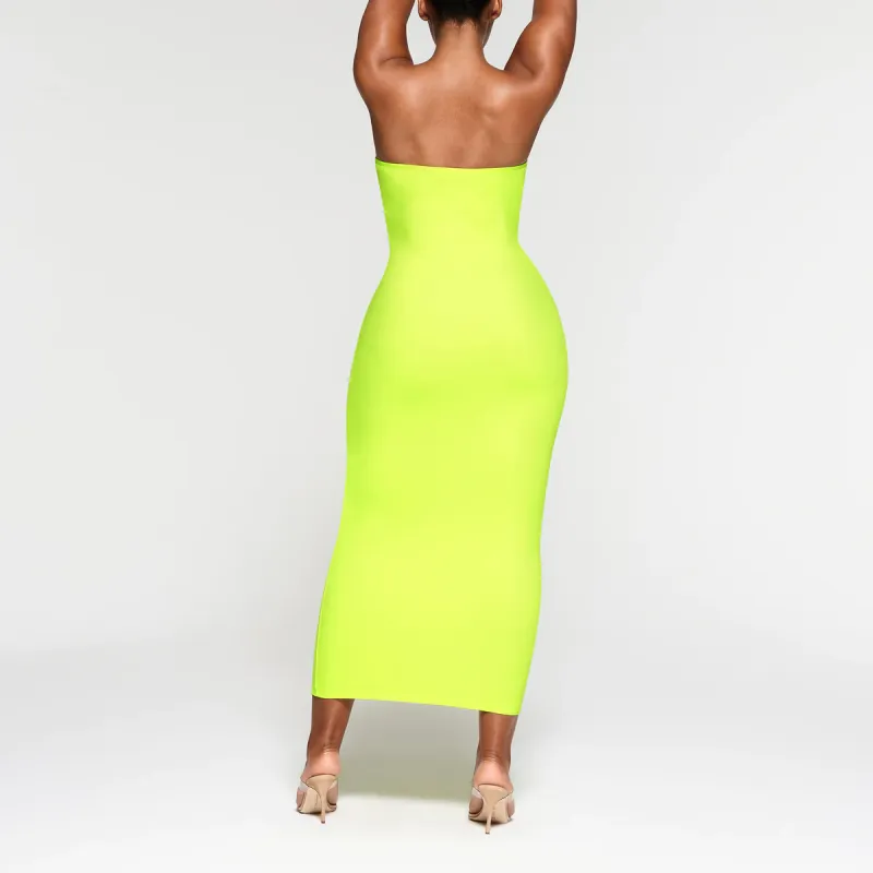 Skims Sleeveless Dresses Women's Neon Green-3