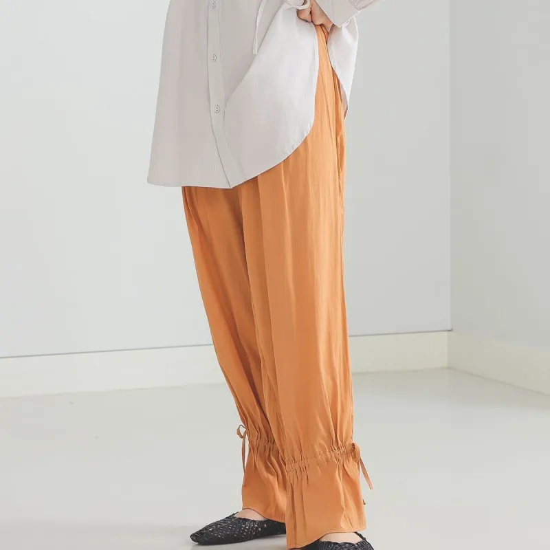 Beams Casual Pants Women's Orange-4