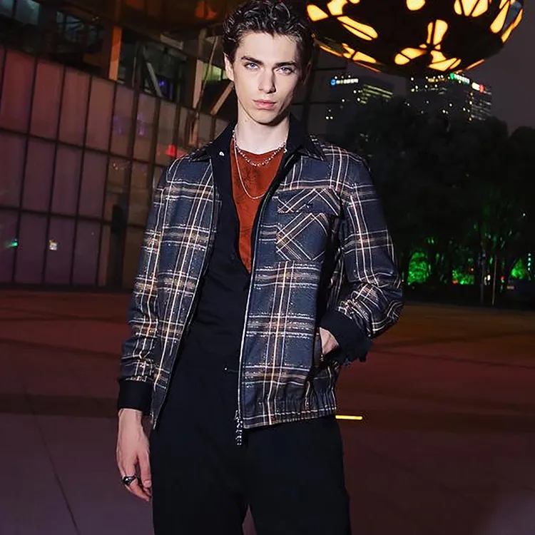 DAVID NAMAN FW21 Jacket Men's Orange-3