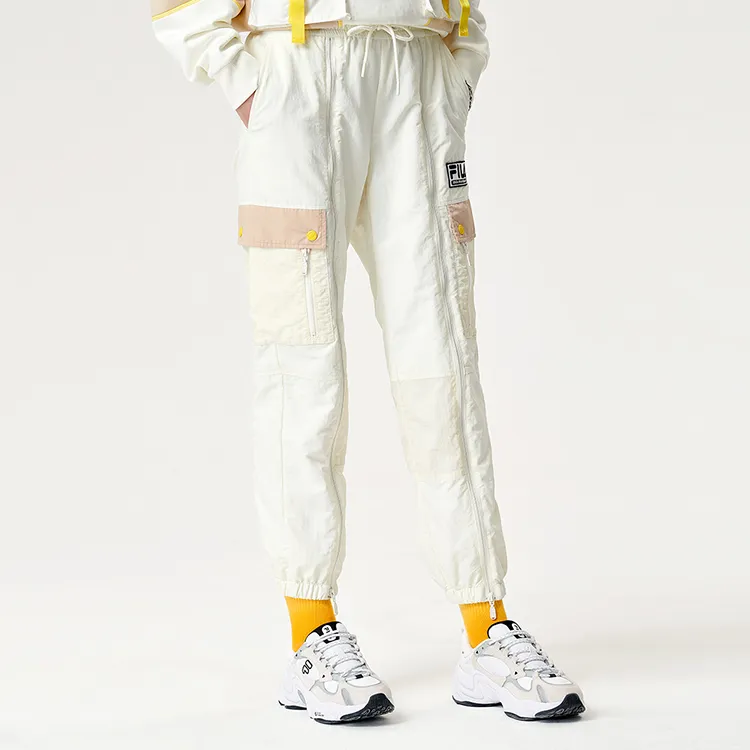 White Mountaineering X FILA FUSION FILA FUSION Hakusan L Collaboration Collection Sports Pants Women's Milk Salt White-5