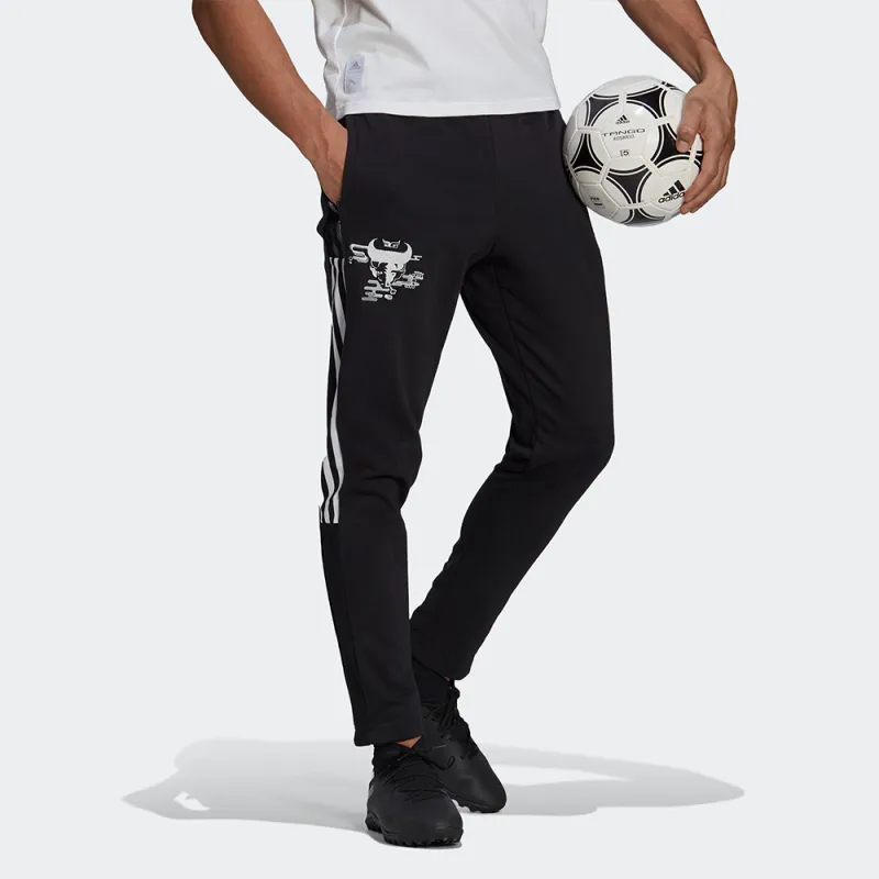 Adidas Real Madrid Knitted Sports Pants Men's Black-5